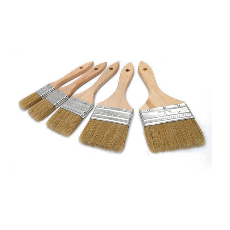 Gratis prov Naturlig Borst Pensel Art Akryl Oljeborste med trähandtag Paint Brush Set Pris